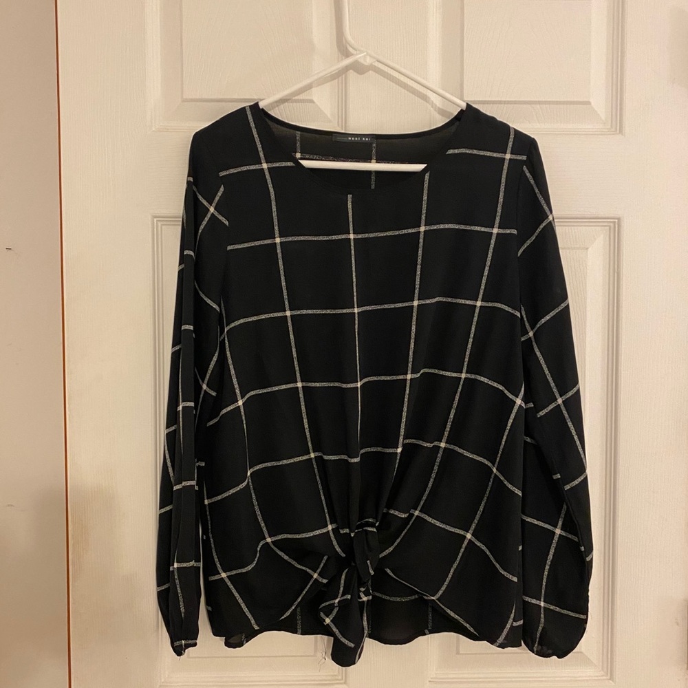 West Kei tie front blouse